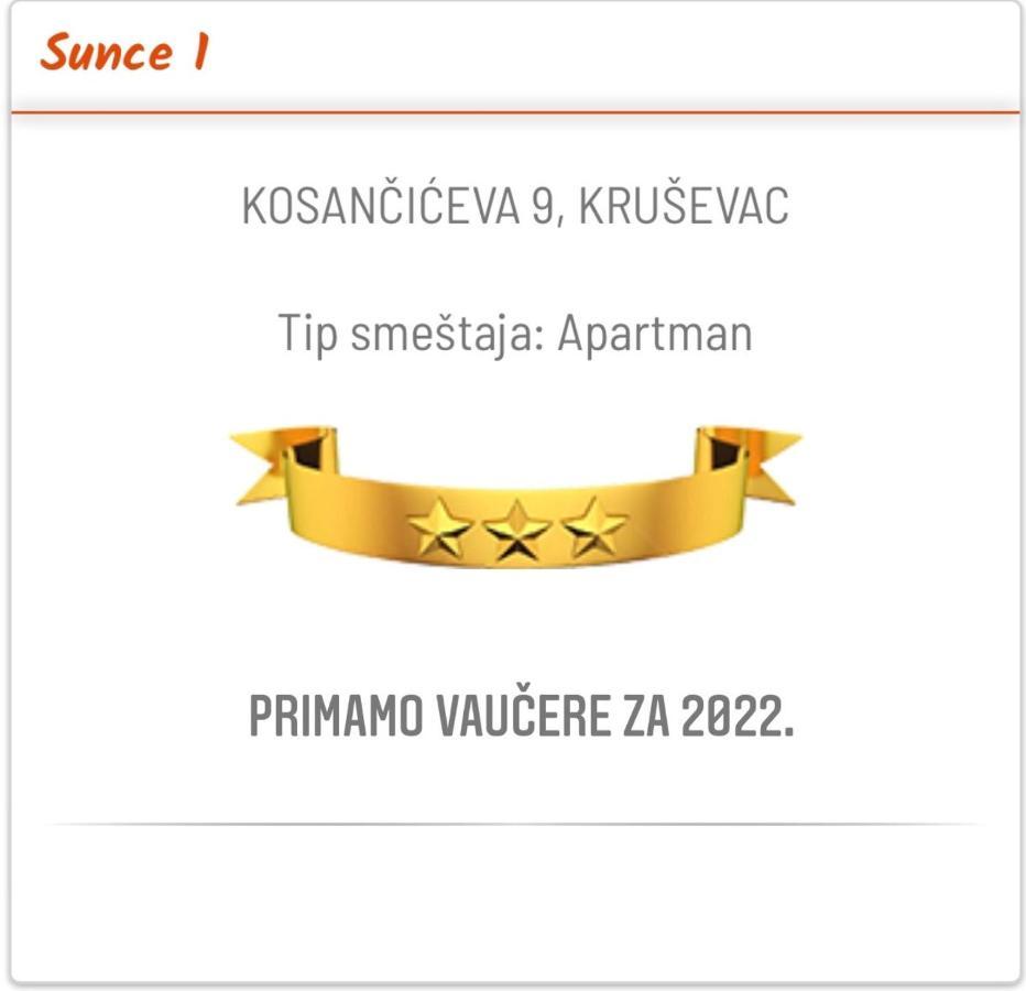 Sunce Apartment Kruševac Exterior foto